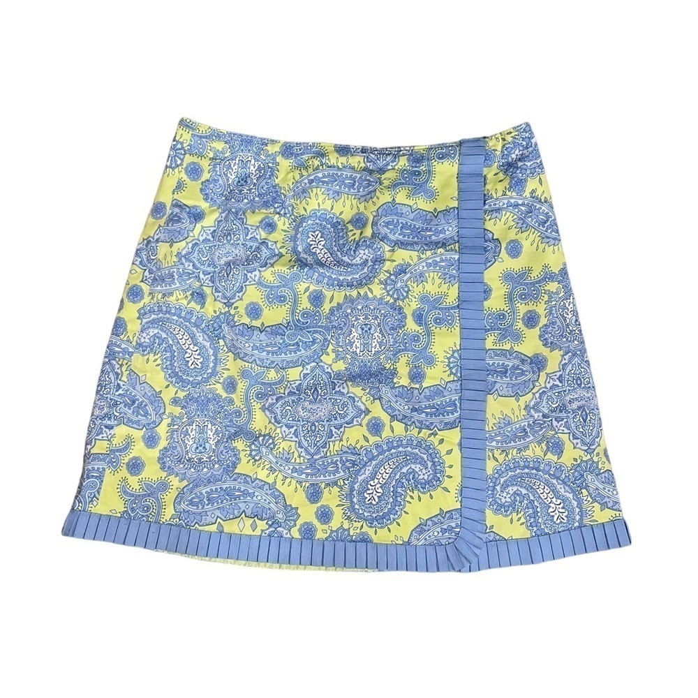 Lilly & Van Womens Paisley Print Skirt Size Small